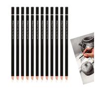 Gomma a punta fine - Fusto robusto dal diametro sottile, design ergonomico integrato, materiale polimerico antiscivolo a basso detrito, kit da disegno per studi d'arte illustrazione professionale per
