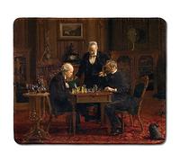 Gomma Art mouse Series con famosi dipinti e immagini classiche The Chess Players