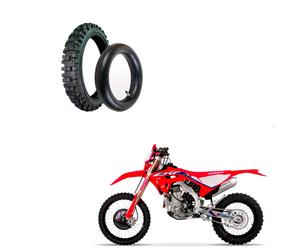 Gomma + camera TR4 Pneumatico 80 100 14 MINI CROSS PIT BIKE VEERUBBER VRM140