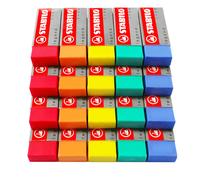 Gomma Colorata Stabilo Legend In Plastica - Confezione Da 20 Gomma