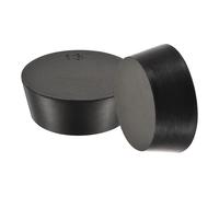 Gomma Conico Tappo da 58mm a 68mm Solido Nero per Polvere Rivestimento 3pz
