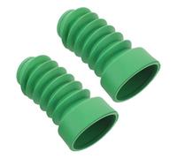 Gomma Copertura Forcella Anteriore Moto Verde 2 Pezzi | Protezione Flessibile per Tubi e Paraoli, Manutenzione Ridotta, Uso su Strade Rurali e Guida Quotidiana