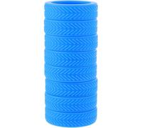 Gomma Copri Ruote 8 Pezzi Protezione Silenziosa, Valigia | Set, Azzurro Lago, Riduce Rumore e Attrito, Tutela Pavimenti e Ruote da Usura