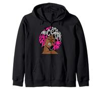 Gomma da Masticare Afro Black Queen Rosa Acceso «I Am My Ancestors Dreams» Felpa con Cappuccio