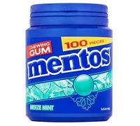 Gomma da masticare di menta | Mentos | Gum Breeze Mint 100 pezzi | Peso totale 150 grammi