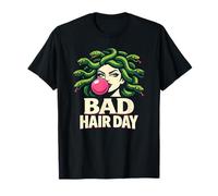Gomma da Masticare Divertente Medusa Bad Hair Day Maglietta