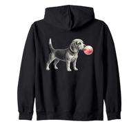 Gomma da Masticare Rosa Beagle, Simpatica Grafica per Amanti dei Cani Beagle Felpa con Cappuccio