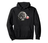 Gomma da Masticare Rosa Beagle, Simpatica Grafica per Amanti dei Cani Beagle Felpa con Cappuccio