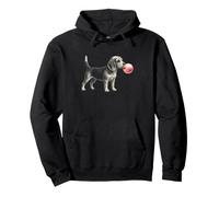 Gomma da Masticare Rosa Beagle, Simpatica Grafica per Amanti dei Cani Beagle Felpa con Cappuccio