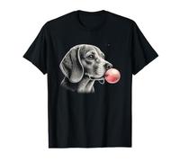 Gomma da Masticare Rosa Beagle, Simpatica Grafica per Amanti dei Cani Beagle Maglietta con Stampa Grafica Economica