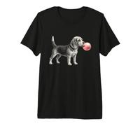 Gomma da Masticare Rosa Beagle, Simpatica Grafica per Amanti dei Cani Beagle Maglietta Premium