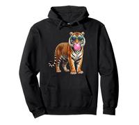 Gomma da Masticare Tigre Animale Preppy Felpa con Cappuccio