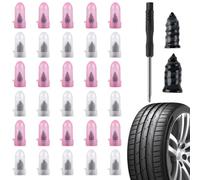 Gomma d'acciaio per il kit di pneumatici 100pcs No smontaggio gomma | Non è necessaria la rimozione degli pneumatici, include cacciavite, installazione in 10 secondi, semplice riparazione fai da