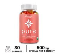 Gomma di aceto di sidro di mele biologico puro - perdita di peso