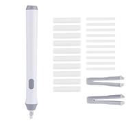 Gomma elettrica Gomma per matita automatica a batteria Include 22 ricariche in gomma per studenti(bianca) Painting Tools