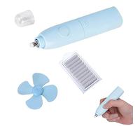 Gomma Elettrica Portatile Automatica - Set Con 10 Pezzi Ricariche per Disegno - Blu