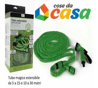 Gomma estensibile 10/30 metri tubo per innaffiare il giardino prato irrigazione