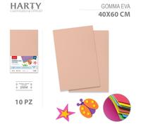 Gomma EVA soft gomma crepla fommy moosgummi 10 Fogli da 2mm 60x40 cm