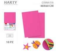 Gomma EVA soft gomma crepla fommy moosgummi 10 Fogli da 2mm 60x40 cm