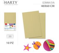 Gomma EVA soft gomma crepla fommy moosgummi 10 Fogli da 2mm 60x40 cm