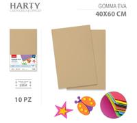 Gomma EVA soft gomma crepla fommy moosgummi 10 Fogli da 2mm 60x40 cm