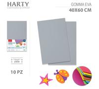 Gomma EVA soft gomma crepla fommy moosgummi 10 Fogli da 2mm 60x40 cm