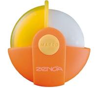 WIGO - Gomma Zenoa Rotonda - Cassa rotante - Colori assortiti, 1 pezzo