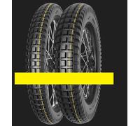 Mitas Enduro Hybrid Super 68p Yellow Line Tl M+s Off-road Front Tire Argento 120 / 100 / 18