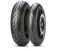 Pirelli Diablo Rosso Scooter Sc 53p Tl Scooter Front Tire Argento 110/80 / 14
