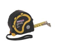 Gomma Nastro Misurare 7.5m(25ft)X 25mm Metrico/Imperial - Sealey AK990 Nuovo