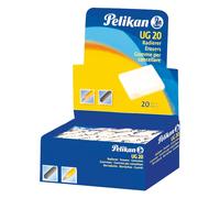 BOX 20 GOMMA-PANE PELIKAN UG20 BIANCA