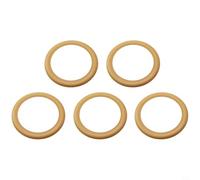 Gomma per guarnizione del pistone per anelli 5 pezzi per applicazioni di rivestimenti cilindrici in sistemi di compressori d'aria oil-free da 550 W, 1100 W, 1500 W (1500 W)