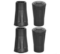 Gomma per punte per bastoncini da trekking, 4 coperture protettive per bastoncini da passeggio di diametro 12 mm, riducono al minimo l'usura sulle teste dei pali