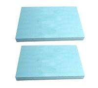 gomma piuma per imbottitura schiuma espansa per cuscini divani sedie pallet da giardino protezione imballaggio modellismo densità 30 kg/m3 (60x40x2,5 cm (x 2 pezzi), azzurro)