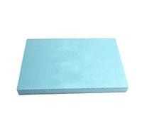 gomma piuma per imbottitura schiuma espansa per cuscini divani sedie pallet da giardino protezione imballaggio modellismo densità 30 kg/m3 (200x50x1 cm (x 1 pezzo), azzurro)