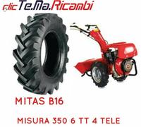 GOMMA PNEUMATICO AGRICOLO TRATTORE 3 50 6 B16 MITAS 4 TELE TT MOTOZAPPA