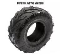 GOMMA PNEUMATICO COPERTONE RUOTA 145/70-6 UNION ATV QUAD MINIQUAD 50 TUBELESS