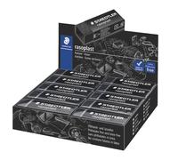 Gomma Rasoplast, 63 x 13 x 23 mm, nero per matita, Staedtler, box 20 pezzi - 526B20-9