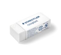 Gomma Rasoplast per matita Staedtler - 43 x19 x13 mm - bianca - conf. 30 pezzi - 526B30