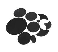 Gomma Schiuma Drum Mute Pad Pratica Silenziatori Insonorizzato Drumming Practice Set Silenziatori Dampener Mute Pad Riduzione del rumore Ammortizzatore Schiuma di gomma