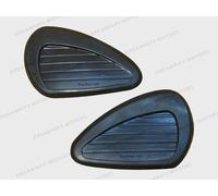 Gomma Serbatoio Carburante Benzina Ginocchio Pad Nero per Royal Enfield Classico