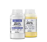 Gomma siliconica 1:1 R PRO 30, non tossica, semplice da usare, resistente alla rottura, 30 shore, compatibile con resine epossidiche, gesso, cera e altri materiali (500 gr)
