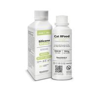 Gomma siliconica Alimentare R Food | Stampi per Alimenti Fai da Te | Silicone atossico Certificato | Facile da Usare a casa | per cioccolatini, Pasta di Zucchero, Ghiaccio o Waffle o Altro (1 kg)
