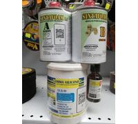 Gomma siliconica GLS-50 liquida da colata kg 1 + Resina Sintafoam kg1.