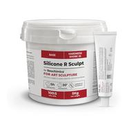 Gomma siliconica in pasta per Scultori R SCULPT,Facile e pratica da usare, Per applicazioni verticali di grandi e piccole dimensioni, modellisti fai da te, DIY (5 kg)