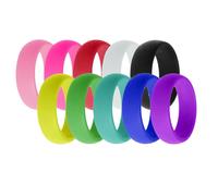 Gomma siliconica morbida da sposa con cinturino largo da 10 pz 8mm