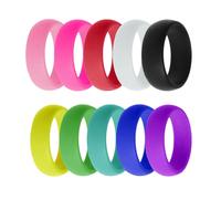 Gomma siliconica morbida da sposa con cinturino largo da 10 pz 8mm