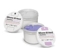 Reschimica Gomma siliconica in Pasta per stampi 1:1 SIL Hand, Atossica e Rapida, rubaforme, Facile da Usare, Ideale per Stampi di Piccoli Oggetti e Parti Anatomiche (250 gr)