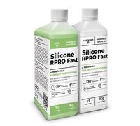 Reschimica Gomma siliconica Super Rapida 1:1, R PRO Fast, Non tossica, Resistente alla Rottura e Semplice da Usare, Compatibile con resine, Cera, Gesso e Cemento (2 kg)