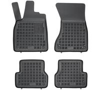 Gomma Beige Tappetini Auto Rezaw-Plast per Audi A6 IV C7 2011-2018 set di tappet